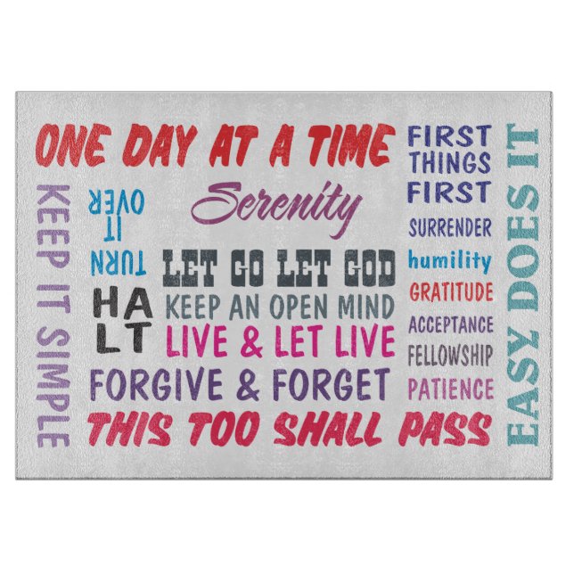 planche à découper de slogans (Devant)