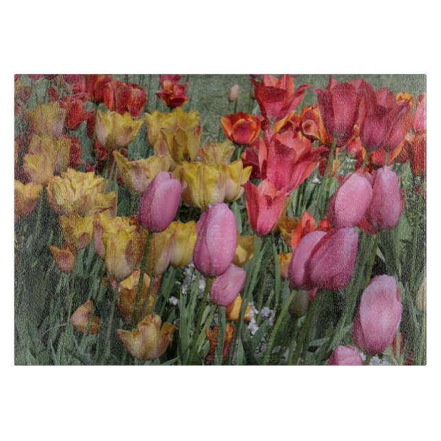 Planche à découper de tulipes de ressort (Devant)