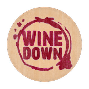 Planche À Découper De "vin copie de logo de tache en verre de vin