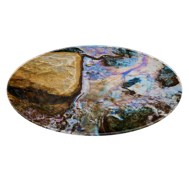 planche à découper d'eau douce de nature abstraite (Coin)
