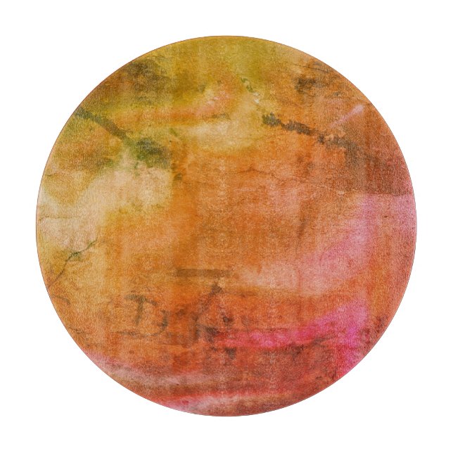 Planche À Découper Décor de verre couture avec marbre design (Devant)