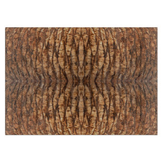 Planche à découper d'écorce de palmier