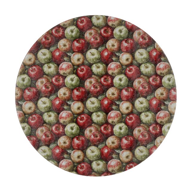 Planche à découper des pommes (Devant)