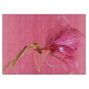 Planche À Découper Design de fleurs élégant