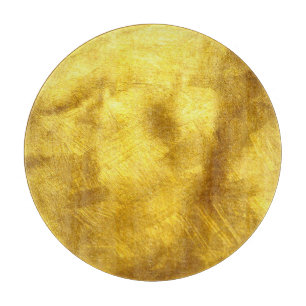 Planche À Découper Design de Texture Dorée Luxueux