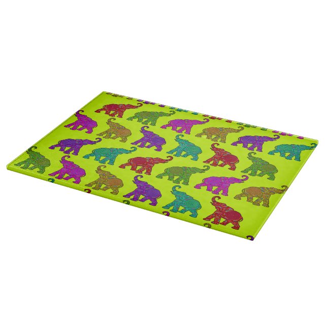 Planche À Découper Design de tuiles motifs Elephant Walk (Coin)