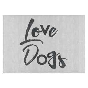 Planche À Découper Design moderne, simple, urbain et cool de Love Dog