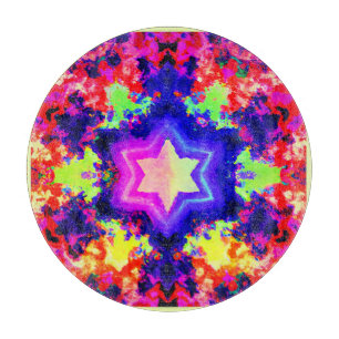 Planche À Découper Design Motif moderne coloré