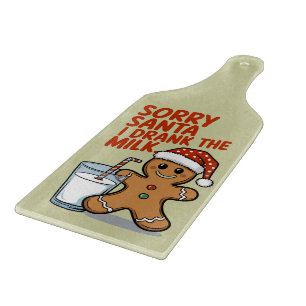 Planche À Découper Désolé Père Noël J'Ai bu Le Lait Baby Costume de N