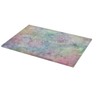 Planche À Découper dessin abstrait de carte blanche d'aquarelle