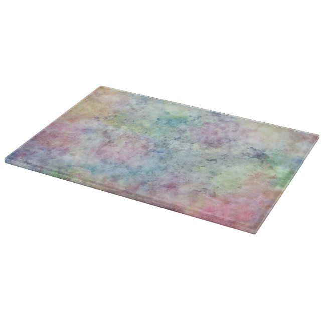 Planche À Découper dessin abstrait de carte blanche d'aquarelle (Coin)