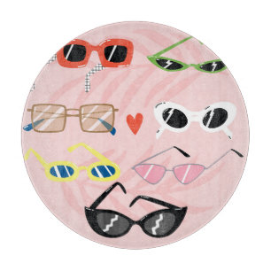 Planche À Découper Dessin amusant : Collection de lunettes de soleil 