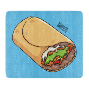 Planche À Découper dessin animé de Burrito