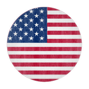 Planche À Découper Dessin de fierté du drapeau américain USA
