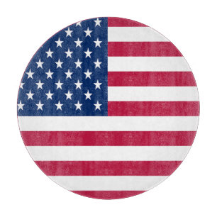 Planche À Découper Dessin de fierté du drapeau américain USA