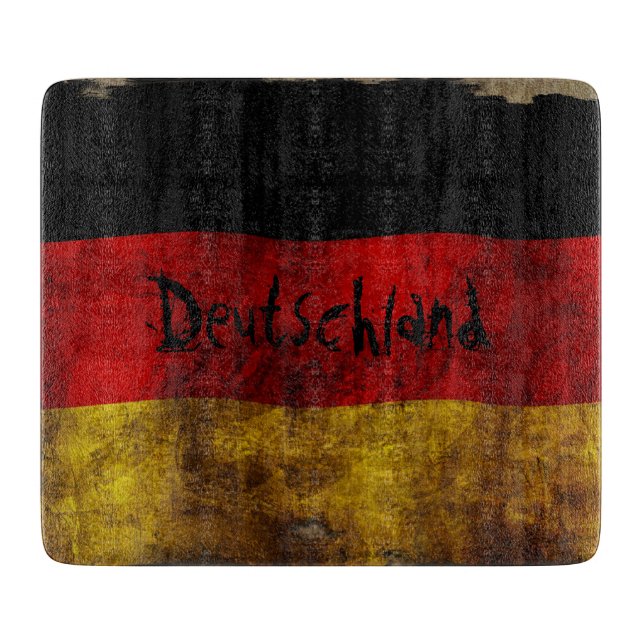 Planche À Découper Deutsch Flagge - Vintage... (Devant)