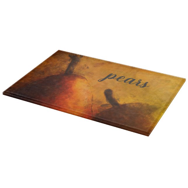 Planche À Découper Deux poires d'or (Coin)