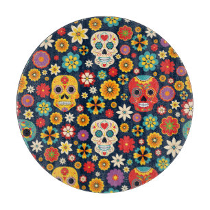 Planche À Découper Dia de los Muertos Vintage
