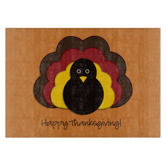 Planche À Découper Dinde de Thanksgiving (Devant)