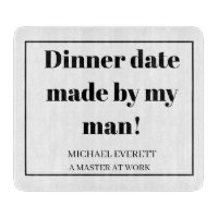 Dîner personnalisé Funny date fait par mon homme