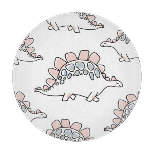Planche À Découper Dinosaures de Doodle : Amusant Dessiné À La Main.