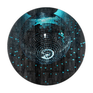 Planche À Découper Disco Ball Glare, Arrière - plan de discothèque.