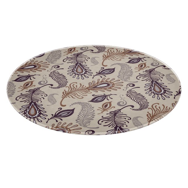 Planche À Découper Divers motif de plume (Coin)