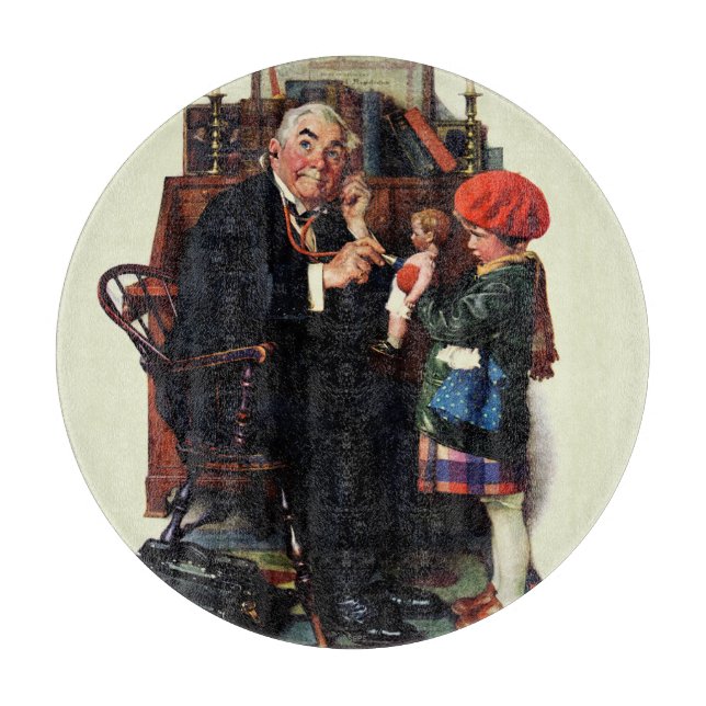 Planche À Découper Docteur et poupée (Devant)