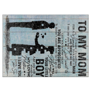 Planche À Découper Don Son To Mom, Personnaliser Lettre à ma maman Ca