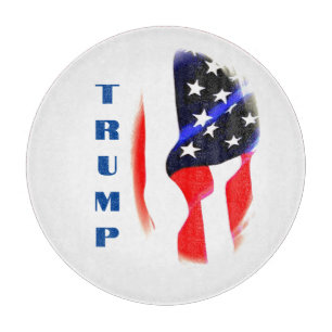 Planche À Découper Donald Trump American Flag Pop Art