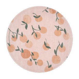 Planche À Découper Doodart : Orange Cherry Vintage Motif