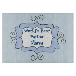 Planche À Découper Doodle du meilleur père du monde