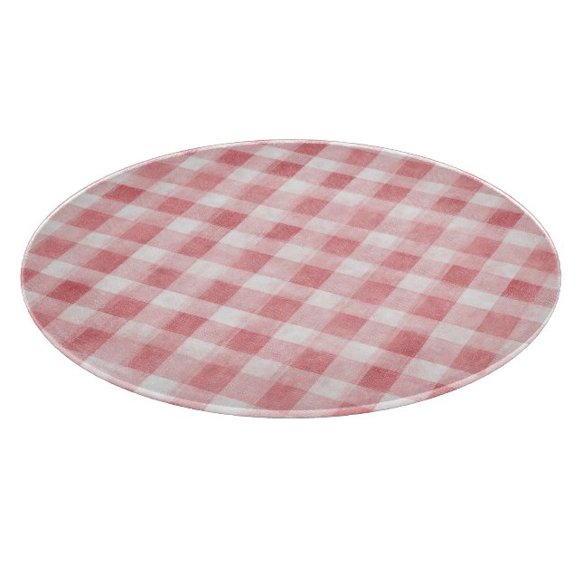 Planche À Découper Douce Fille Rose Blanc Carreaux Rayures Mariage Mo (Coin)