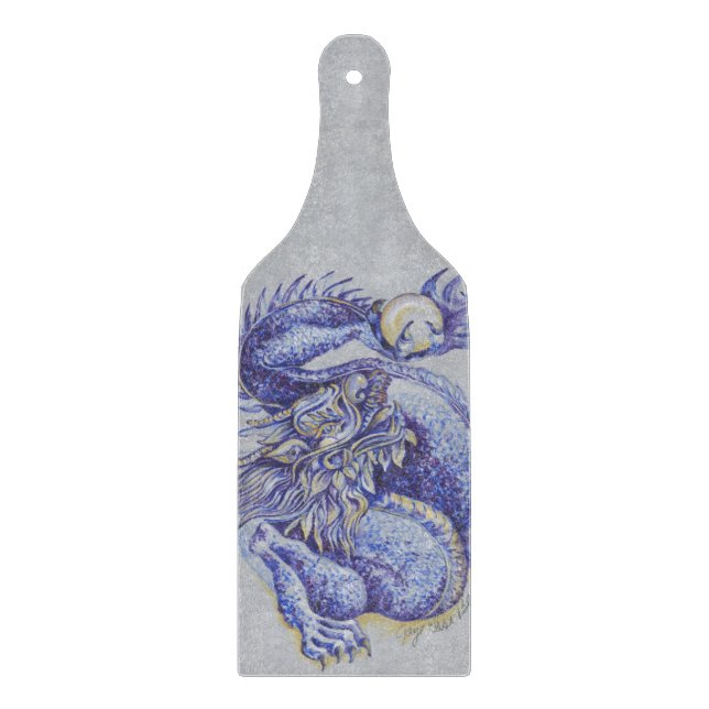 Planche À Découper Dragon bleu (Devant)