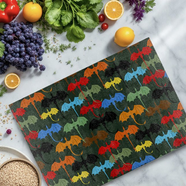 Planche À Découper Dragons Green Flight Imaginaire (Créateur téléchargé)