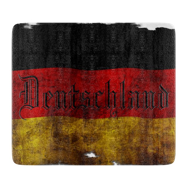 Planche À Découper Drapeau allemand - Vintag (Devant)