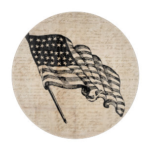 Planche À Découper Drapeau américain classique