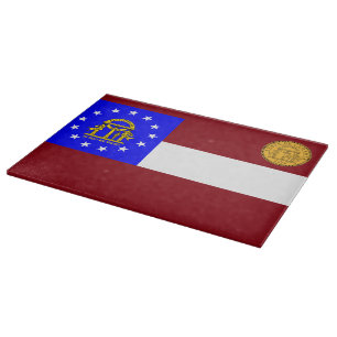 Planche À Découper Drapeau de Géorgie