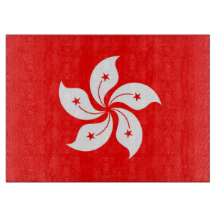 Planche À Découper Drapeau de Hong Kong