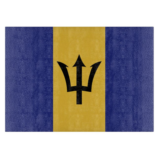 Planche À Découper Drapeau de la Barbade (Devant)