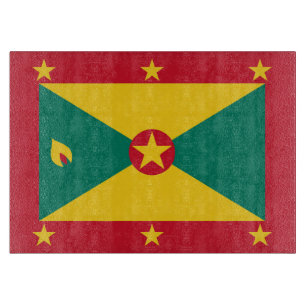 Planche À Découper Drapeau de la Grenade