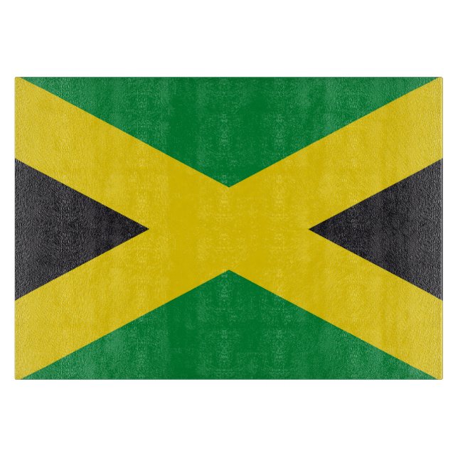 Planche À Découper drapeau de la Jamaïque (Devant)