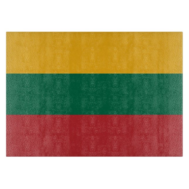 Planche À Découper Drapeau de la Lituanie (Devant)
