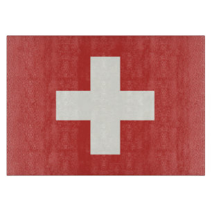 Planche À Découper Drapeau de la Suisse