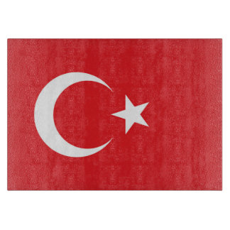 Planche À Découper Drapeau de la Turquie
