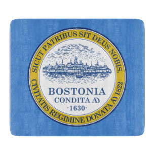 Planche À Découper Drapeau de la ville de Boston (Massachusetts)