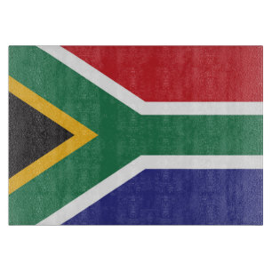 Planche À Découper Drapeau de l'Afrique du Sud