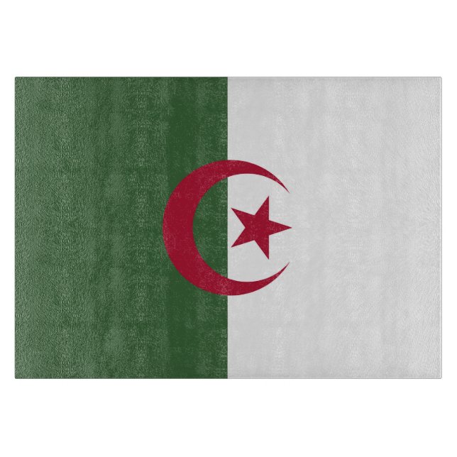 Planche À Découper Drapeau de l'Algérie (Devant)