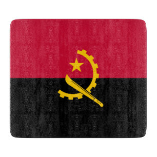 Planche À Découper Drapeau de l'Angola
