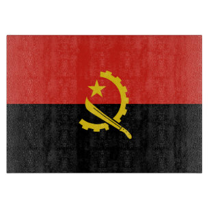 Planche À Découper Drapeau de l'Angola